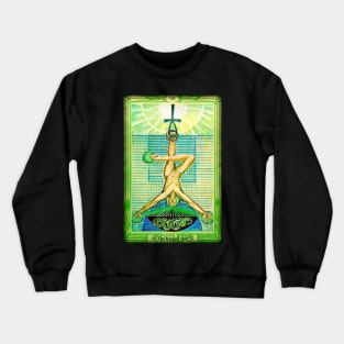 Thoth Tarot - XII - The Hanged Man. Crewneck Sweatshirt